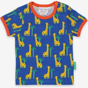 Toby Tiger Giraffe Print T-shirt