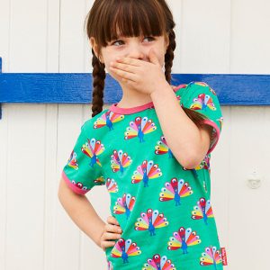 Toby Tiger Peacock T-shirt (Last one! 2-3y)