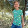 DUNS Sweden Kids Autumn Garden with Pumpkins T-shirt – Black