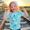 Villervalla Multi-Stripe Kids T-Shirt – Beach